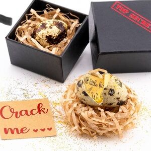 NWOT baby announcement egg